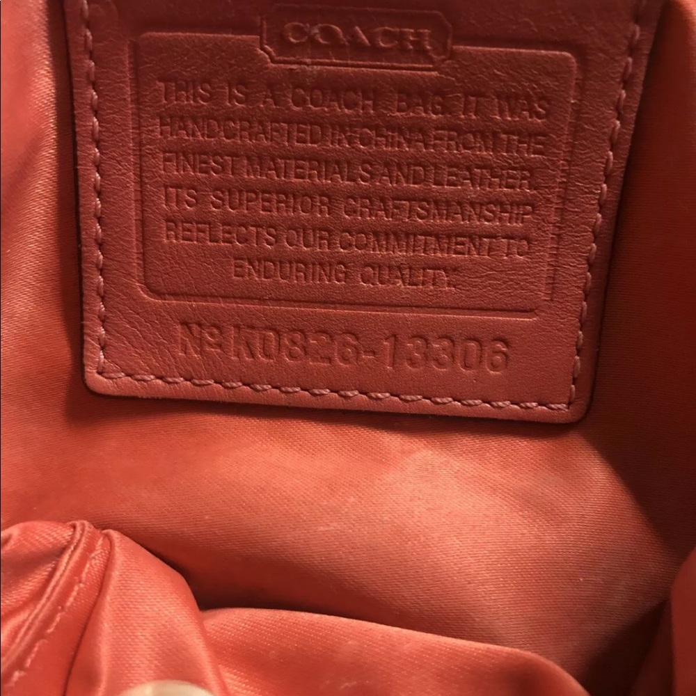 Coach Signature Carly 13306 Sateen Khaki-Pink